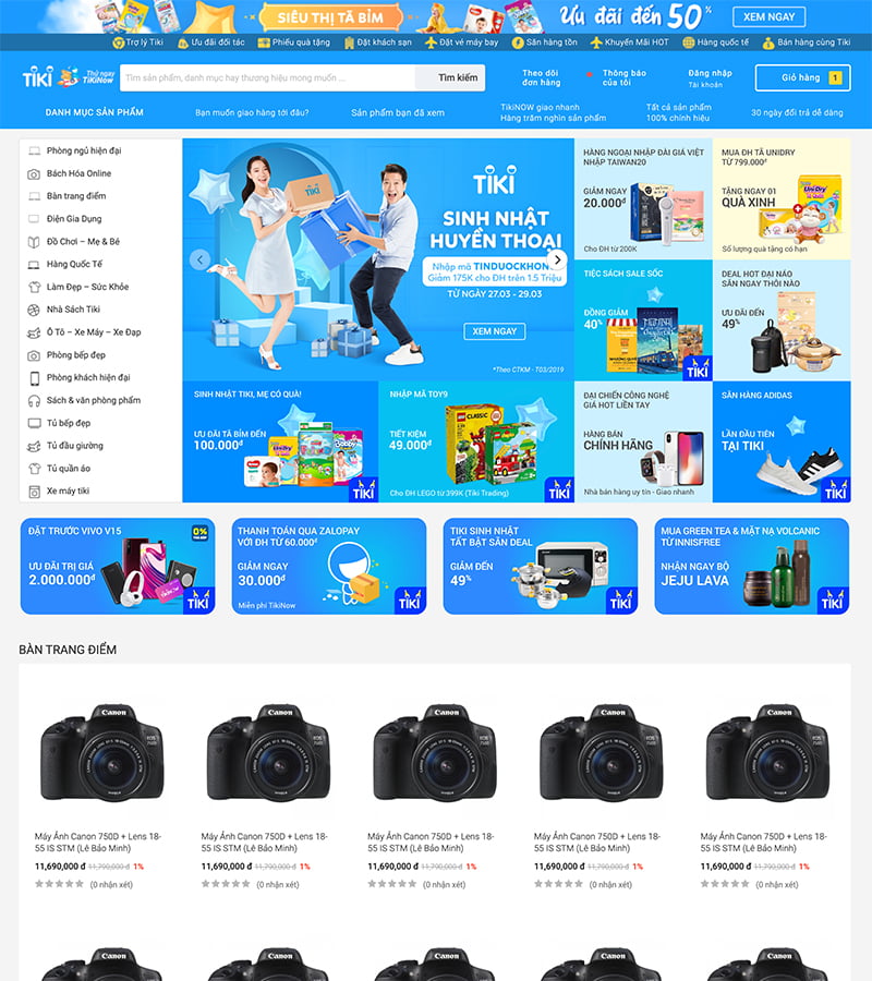 Những trang web bán hàng có giao diện đẹp – Bí quyết thu hút khách hàng qua thiết kế trực tuyến